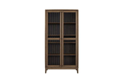 Elure - Display Cabinet - Latte / Peppercorn