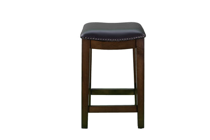 Carmina - Stool (Set of 2) - Dark Brown / Black