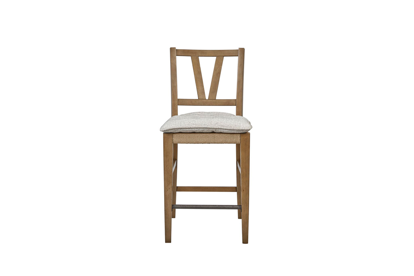 Tarrington - Counter Height Slat Back Stool (Set of 2) - Almond
