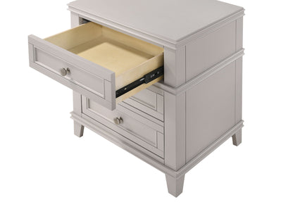 Nova II - 3 Drawer Nightstand With USB