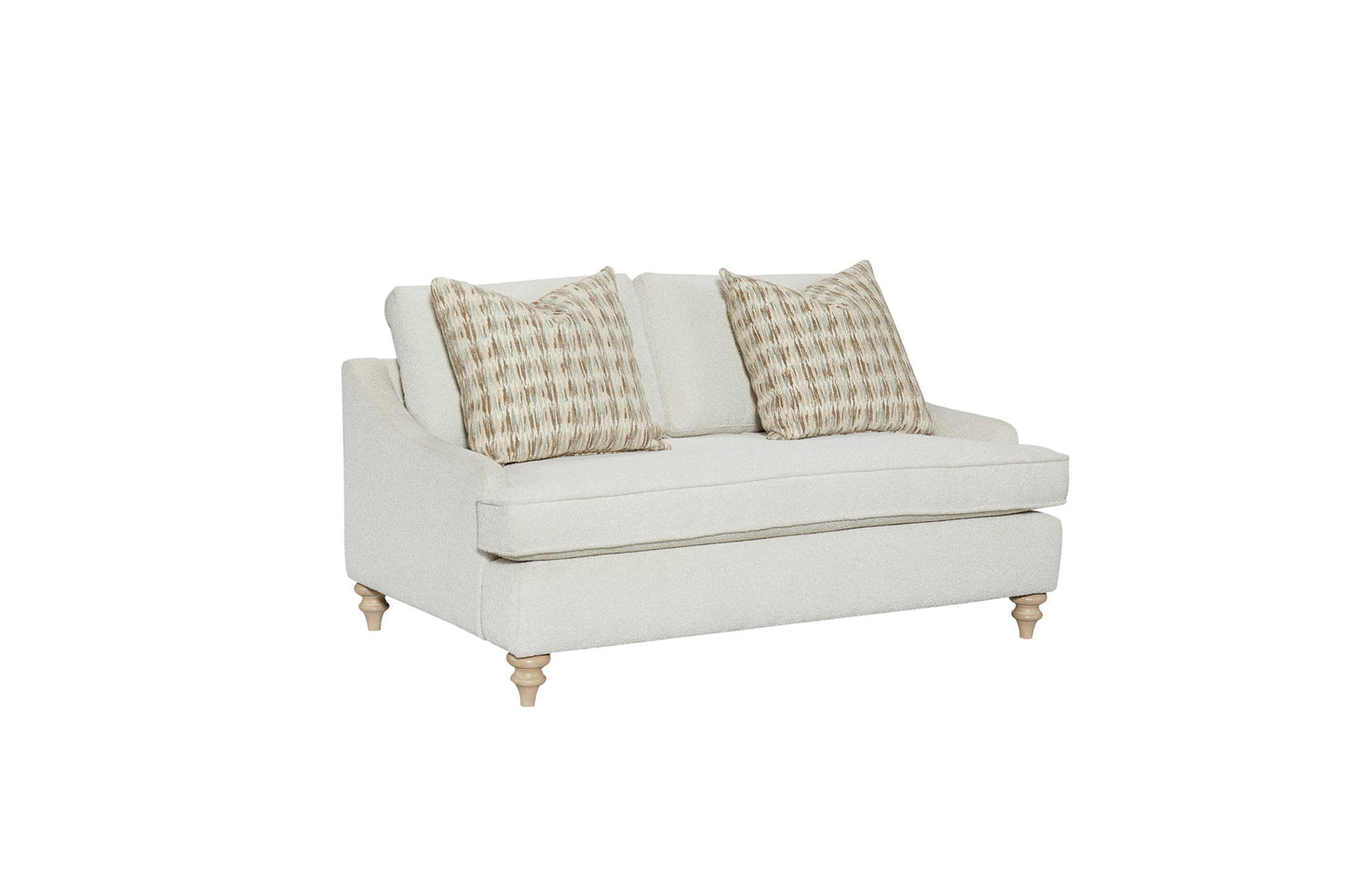 Citrus Heights - Loveseat With 2 Pillows - White