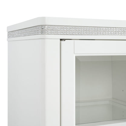 Diedra - Server And Hutch - White