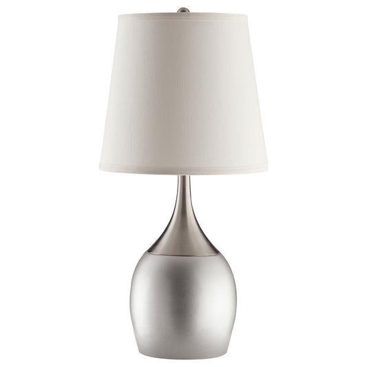 Tenya - Empire Shade Urn Table Lamp (Set of 2) - Silver