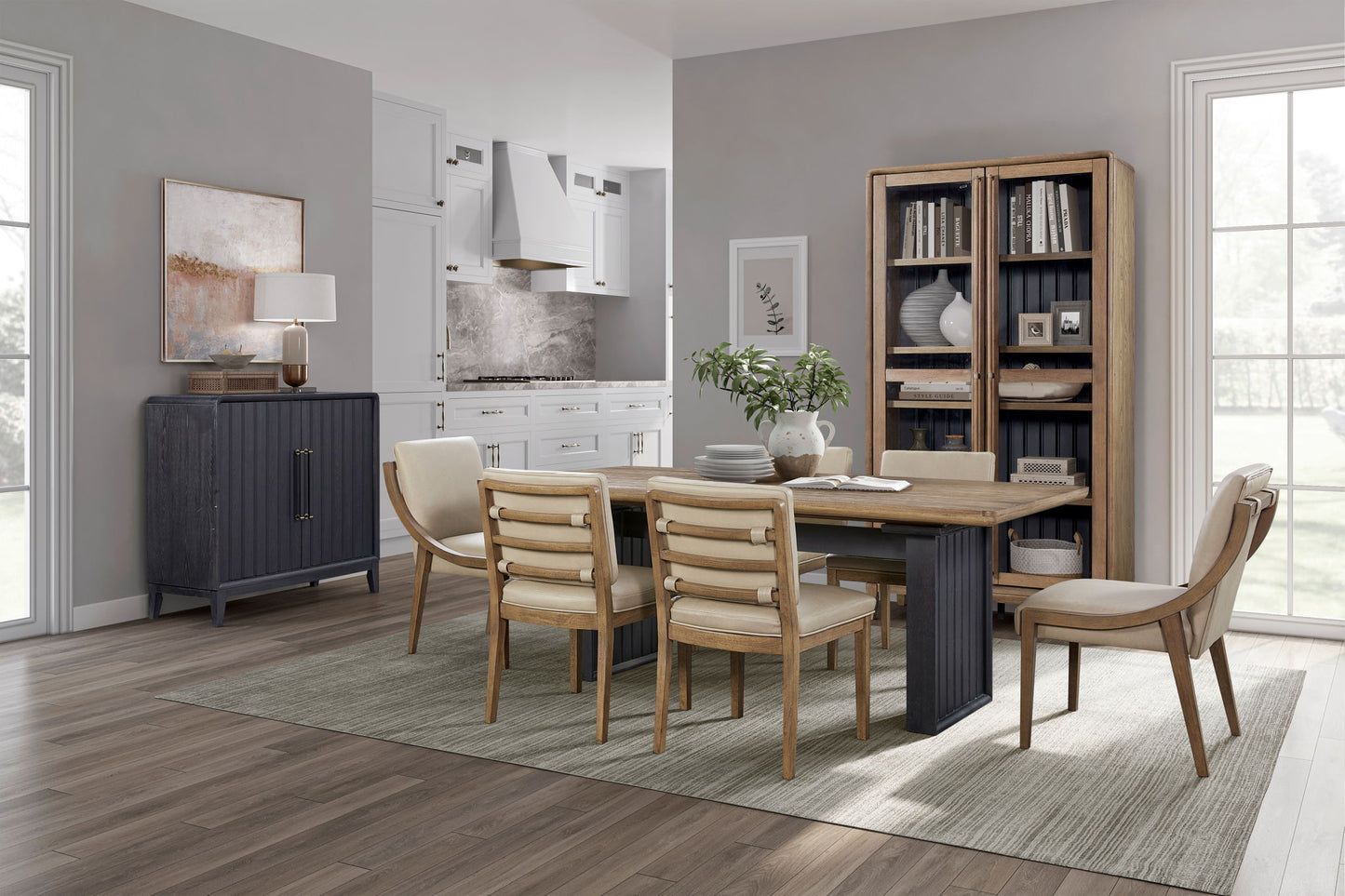 Elure - Bar Cabinet - Peppercorn