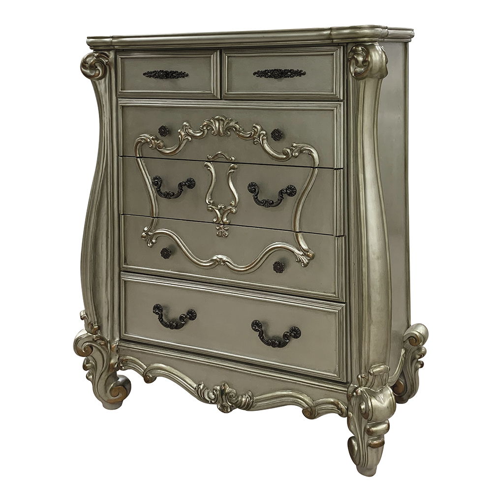 Versailles - Chest - Antique Platinum Finish