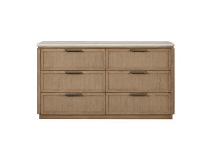 Trilogy - Dresser With Rope Drawer Fronts - Toffee