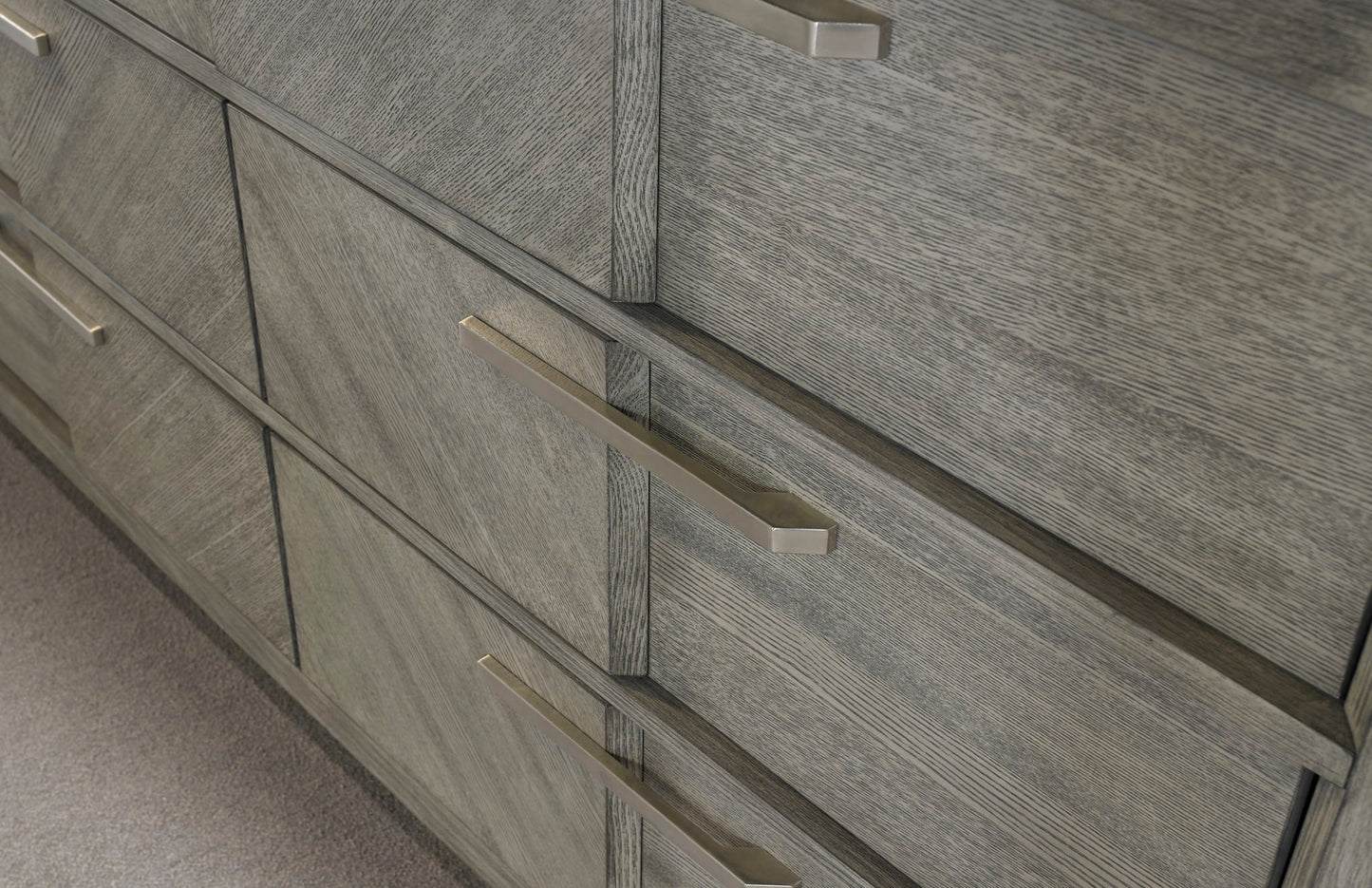 Aries - 6 Drawer Dresser - Gray