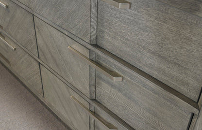 Aries - 6 Drawer Dresser - Gray