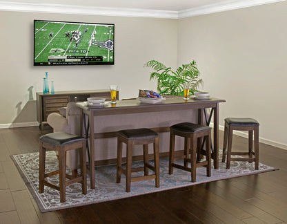 Carmina - Stool (Set of 2) - Dark Brown / Black