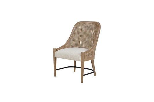 Citrus Heights - Cane Back Host Chair (Set of 2) - Sand