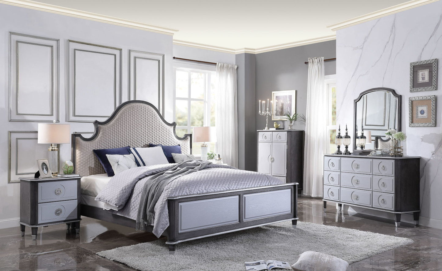 House Beatrice - Mirror - Charcoal