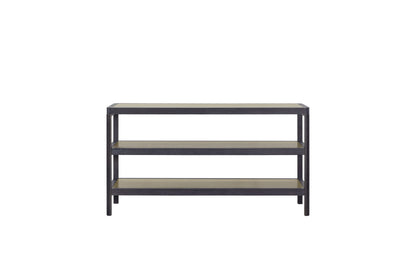 Elure - Channel Console Table - Peppercorn