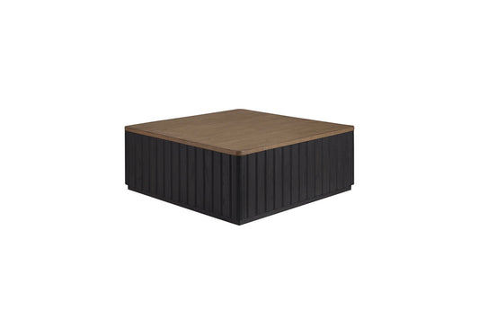 Elure - Channel Cocktail Table - Peppercorn