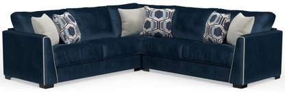 Jetson - Sectional With Comfort Coil Seat Cushions And Included Accent Pillows