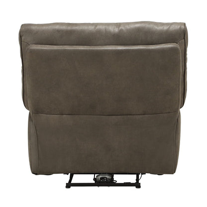 Harumi - Recliner - Gray Leather-Aire
