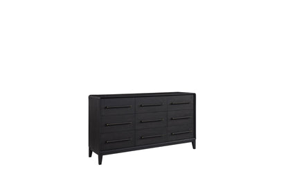 Elure - 9 Drawer Dresser - Peppercorn