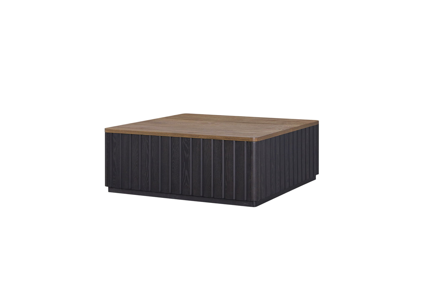 Elure - Channel Cocktail Table - Peppercorn