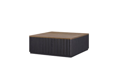 Elure - Channel Cocktail Table - Peppercorn